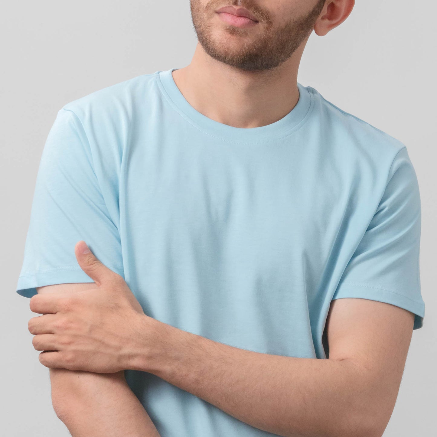 Men's Supima Air Crew - Aqua