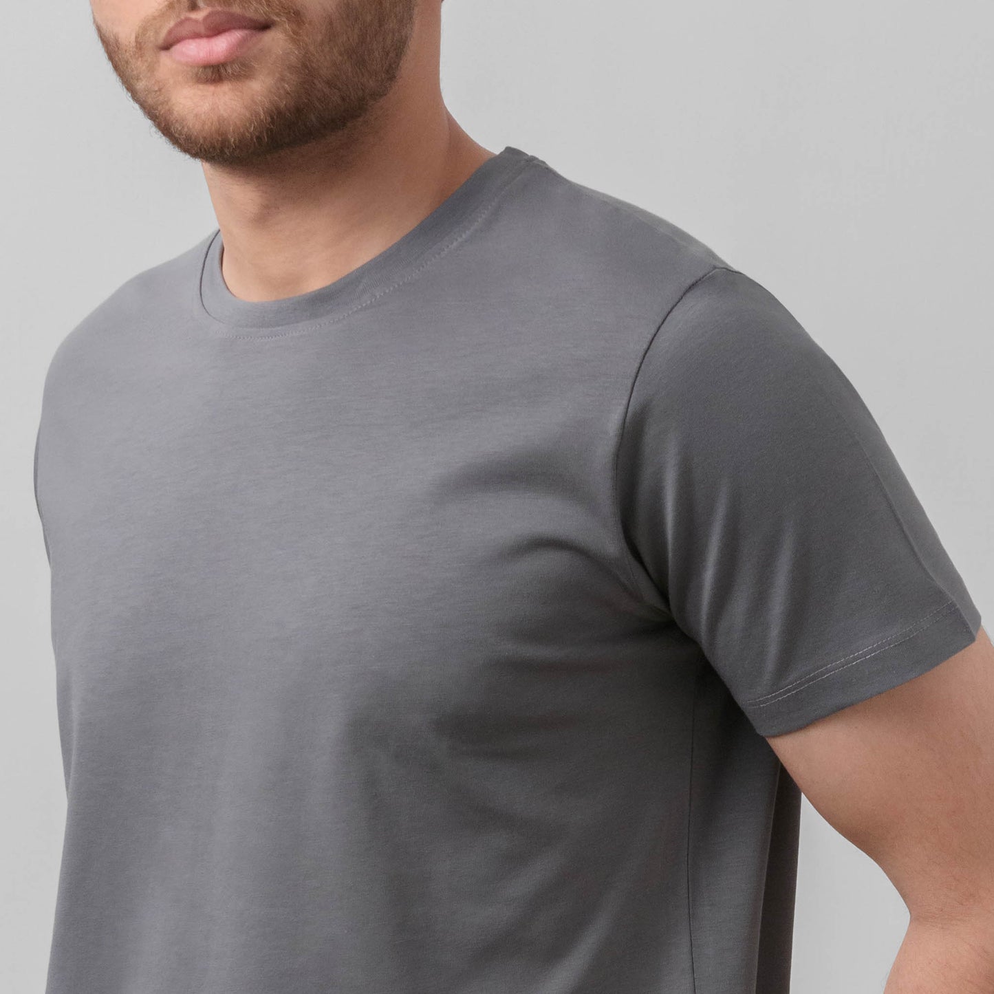 Men's Supima Air Crew - Steel